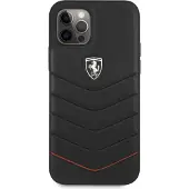 Ferrari FEHQUHCP12LBK iPhone 12 Pro Max 6,7" svart/svart hardcase Off Track Quilted