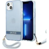 GUESS GUHCP13SHTSGSB iPhone 13 mini 5,4" blå / blå hardcase Gjennomsiktig Stap