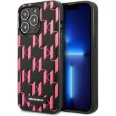 Karl Lagerfeld Monogram-plakett iPhone 13 Pro Max 6,7" veske - Rosa