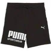Puma Sport Graphic Shorts Youth, Clothing, Black, 9-10Y