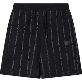 EA7 for man. 7M001393_AF12660 Black Graphic Series shorts (XXL), Casual, Cotton, Short sleeve