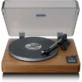 Lenco LBTA-165WD Fully Automatic Bluetooth Turntable Wood