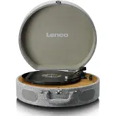 Lenco LS-66GY platespiller med høyttalere og AT-3600 pickup