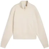 Puma Class Half-Zip Short Crew Women, Clothing, Alpine Snow, S
