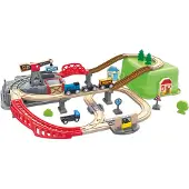 Hape Jernbanebyggeklossesett 80x50x14 Cm