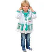 Melissa & Doug vaidmenu žaidimo gydytojo kostiumas