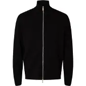 Selected Teller Relaxed Fit Genser Med Glidelås