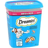 Dreamies kattesnacks Mega Box - Laks (2 x 350 g)