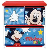 Arditex Disney Mickey Oppbevaringshylle Med 3 Skuffer