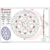 Brembo 78b408b8 Bremsekive