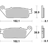 Brembo 07ho30 Type Sr Sintrede Bremseklosser