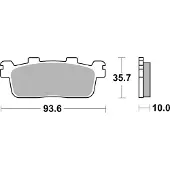 Brembo 07069 Organiske Bremseklosser