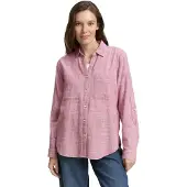 Tom Tailor With Slub Structure 1035247 Langermet Bluse