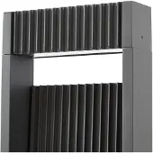 LUCANDE LED-gatelampe Tavion, 80 cm, antrasitt, IP65