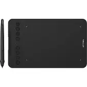 XP-Pen XPPen Deco mini7 V2 Drawing Pad, Koblet med ledninger (ikke trådløs), 5080 Ipi, 177,8 x 111,1 mm, USB, 1 cm, Sort