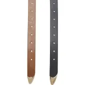 Urban Classics Chunky Buckle Loop Synthetic Leather Belte 2 Enheter
