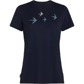 Icebreaker Merino 150 Tech Lite Bird Transit Kortarmet T-skjorte