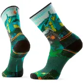 Smartwool Hike Targeted Cushion Trail Trekker Print Crewsokker