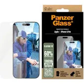 PanzerGlass - Skjermbeskyttelse for mobiltelefon - klassisk passform - glass - for Apple iPhone 16 Pro