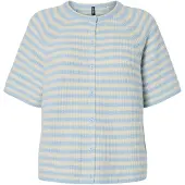 Pieces Pcmalou Stripe Strikket Cardigan