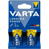 Varta 04914 121 422, LR14, Alkalinsk, 1,5 V, 2 stykker, Blå, Gult, Tyskland