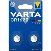 Varta CR1620 Litium knappcelle batteri - 2 Pakning