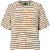 Pieces Pcmalou Stripe Strikket Cardigan