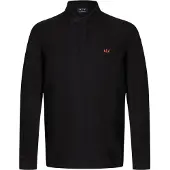 Armani Exchange for man. XM001288AF17321MC536 Polo Relax black (L), Casual, Cotton, Long sleeve