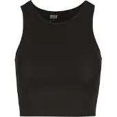Urban Classics Glitter Cropped Ermeløs Topp