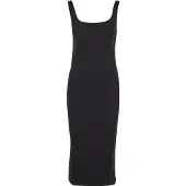 Urban Classics Basic Long Cotton Jersey Ermeløs Kjole