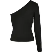 Urban Classics Aymmetric Longleeve Langarmet T-skjorte