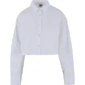 Urban Classics Cropped Oversize Langermet Bluse