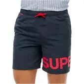 Superdry for man. M3010244A Swimming costume with navy graphic (L), Beachwear, Recycled Polister, Sustainable