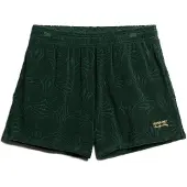 Superdry for woman. W7110459A Country Club curly knit shorts green (36), Casual, Cotton