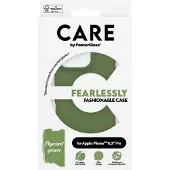 PanzerGlass CARE by - Baksidedeksel for mobiltelefon - MagSafe-samsvar - resirkulert plast - skarp grønn - for Apple iPhone 16 Pro