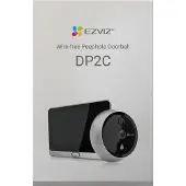 HIK VISION EZVIZ DP2C - Videointerntelefonssystem - trådløs (802.11b, 802.11g, 802.11n) - 4.3 LCD - 1 kamera(er) - CMOS - sølv
