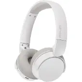 Philips TAH3209WT - Hodetelefoner med mikrofon - over-øret-montering - Bluetooth - trådløs - silkehvit