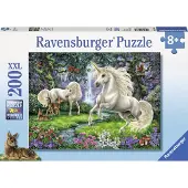Ravensburger Puslespill - 200 Brikker - Mystical Unicorns - - OneSize - Puslespill