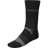 Seeland Field Coolmax-Sokk - 2-Pakning Herre Black/Dark Grey, 39-42