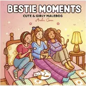 Forlaget Tukan Bestie Moments: Søt og jentete malebog | Språk: Dansk