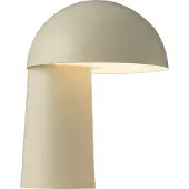 Design For The People LED-batteridrevet bordlampe Faye Portable, beige, dimbar, USB