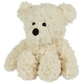 Clementoni Warmies oppvarmet bamse i kremfarge krøller (stor)