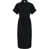 Vila Hula Shirt Kortermet Midi-kjole