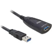 DeLOCK -kabel USB 3.0-forlengelse, aktiv 5 m