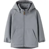 Name it Softshell Jakke m. Fleece - Magi - NmmAlfa08 - Light Blå - - 6 år (116) - Softshell