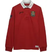Superdry Double Emblem Rugby Langermet Poloskjorte