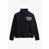 Superdry Vintage Athletic Half Button Collegegenser