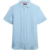 Superdry Vacation Linen Kortarmet Skjorte