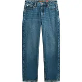 Superdry for woman. W7011166A Jeans Rise Straight blue (32/30), Casual, Cotton, Denim