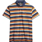 Superdry Lightweight Stripe Kortermet Poloskjorte